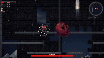 Dodging the Devourer's laser sweeps