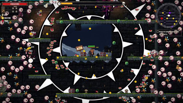 An enormous swarm during the Raging Horde
